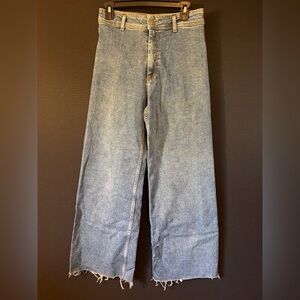 Zara Women's Straight Blue Jeans